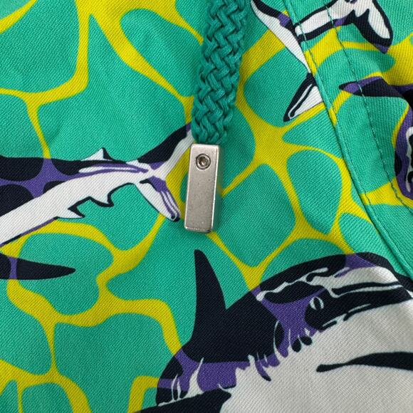 Vilebrequin Moorea Shark Print Swim Trunks, Men’s, Sz XL - Picture 6 of 7